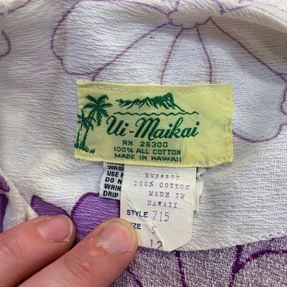 Vintage Empire Waist Floral Maxi Dress with Bell Sleeves | Women's 4 | Ui-Maikai - Picture 4 of 8